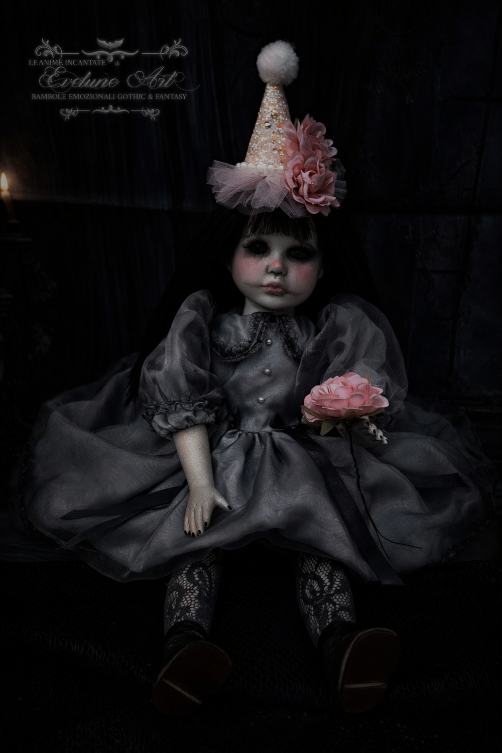 Vanessa Bambola in porcellana fatta a mano 