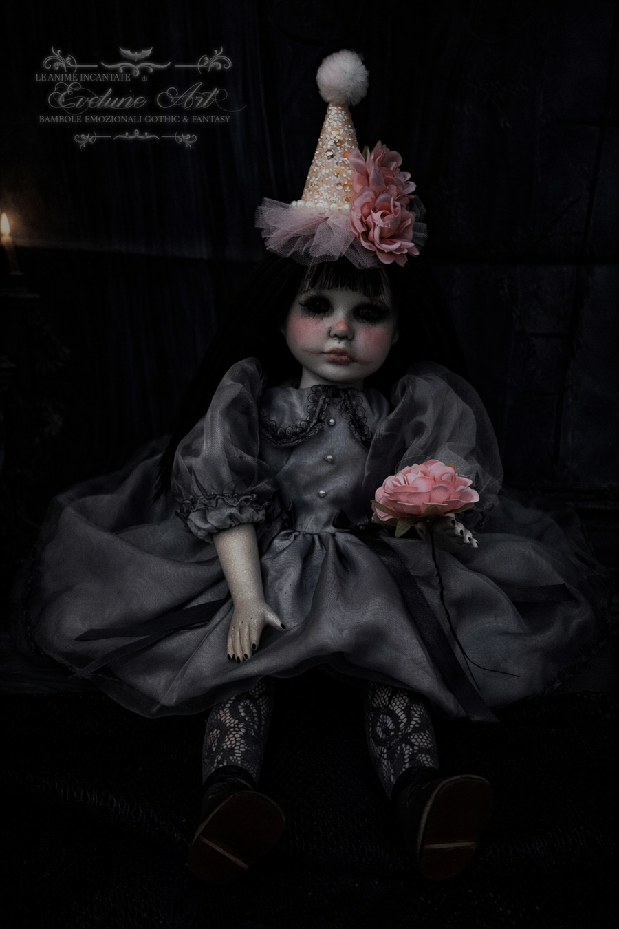 Vanessa Bambola in porcellana fatta a mano 