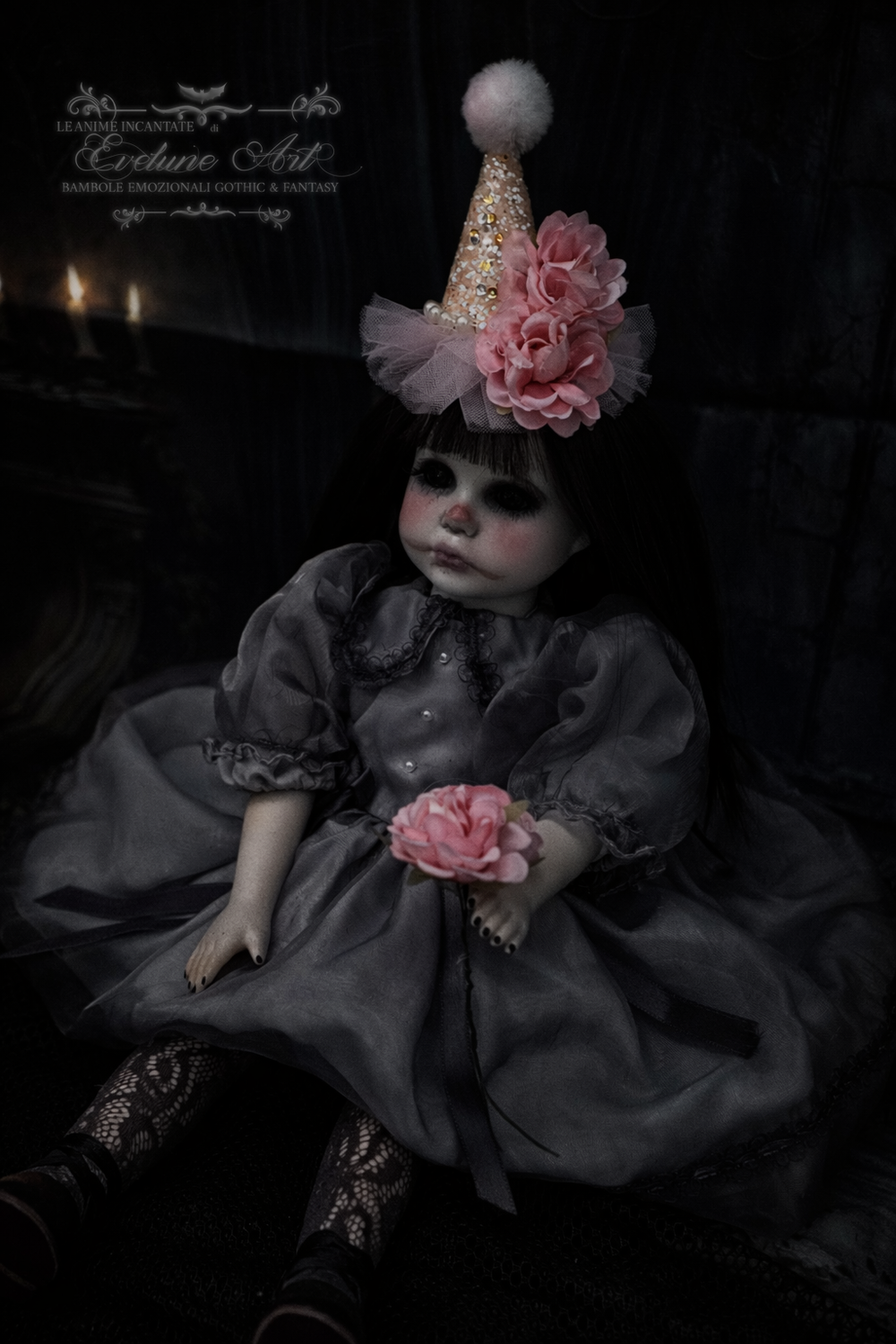 Vanessa Bambola in porcellana fatta a mano 