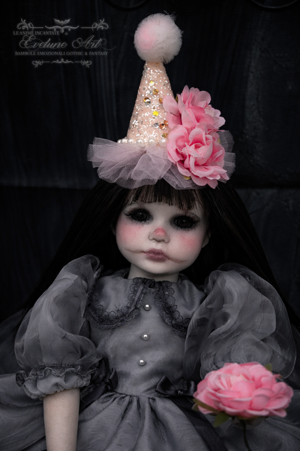 Vanessa Bambola in porcellana fatta a mano 