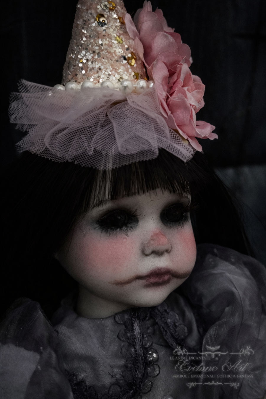 Vanessa Bambola in porcellana fatta a mano 