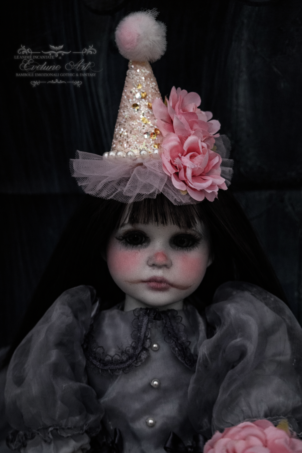 Vanessa Bambola in porcellana fatta a mano 