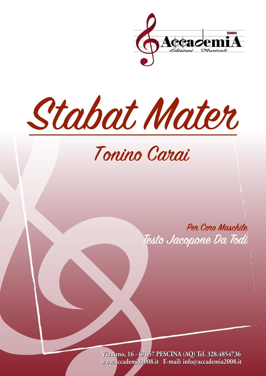 STABAT MATER (Coro Maschile) - Tonino Carai / Jacopone da Todi