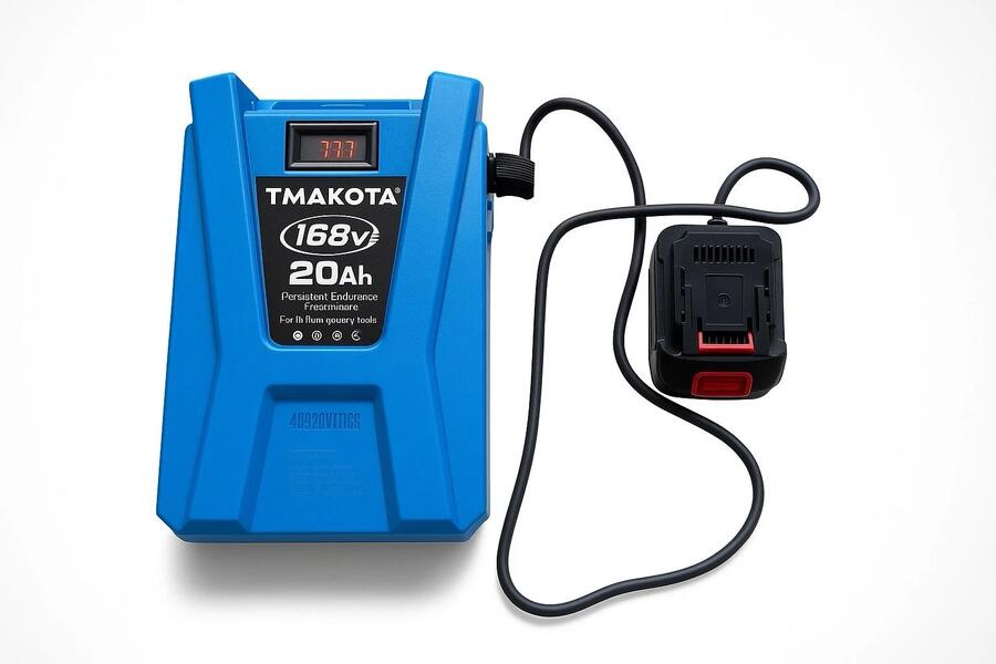 Batteria con attacco tipo makita a zaino per utensili spalla da 168vf(21v) 20 Ah