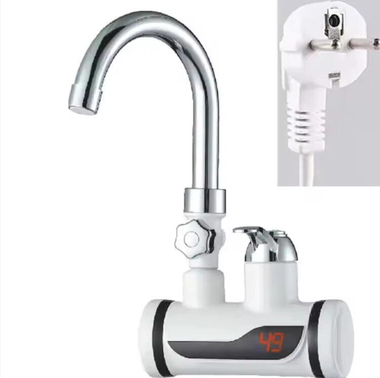 Rubinetto Doccetta Miscelatore Elettrico Caldaia 3000W Riscaldatore Acqua Calda