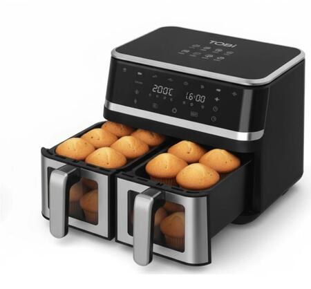 FRIGGITRICE  15 LITRI AD ARIA CON DOPPIO CESTELLI INDIPENDENTI DUAL ZONE 2400W