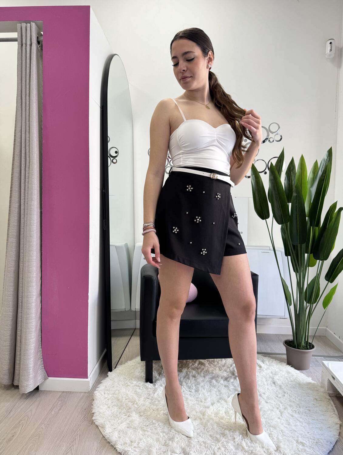 NOVITÀ Panta gonna con applicazioni