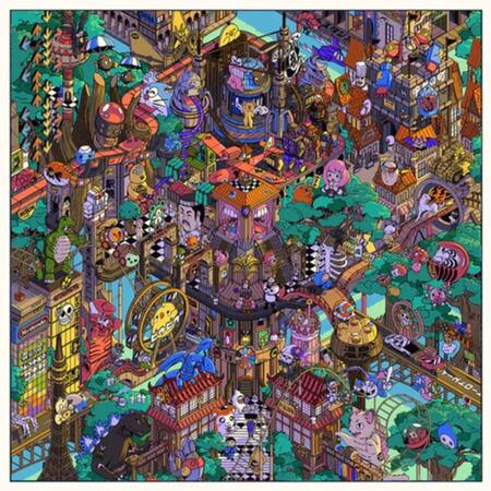 PAIHEME STUDIO, stampa 50x50 cm: TOKYO PARADE 