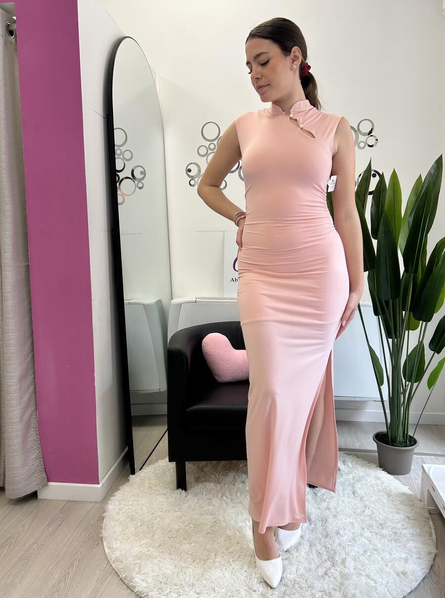 NOVITÀ Abito lungo collo alla coreana