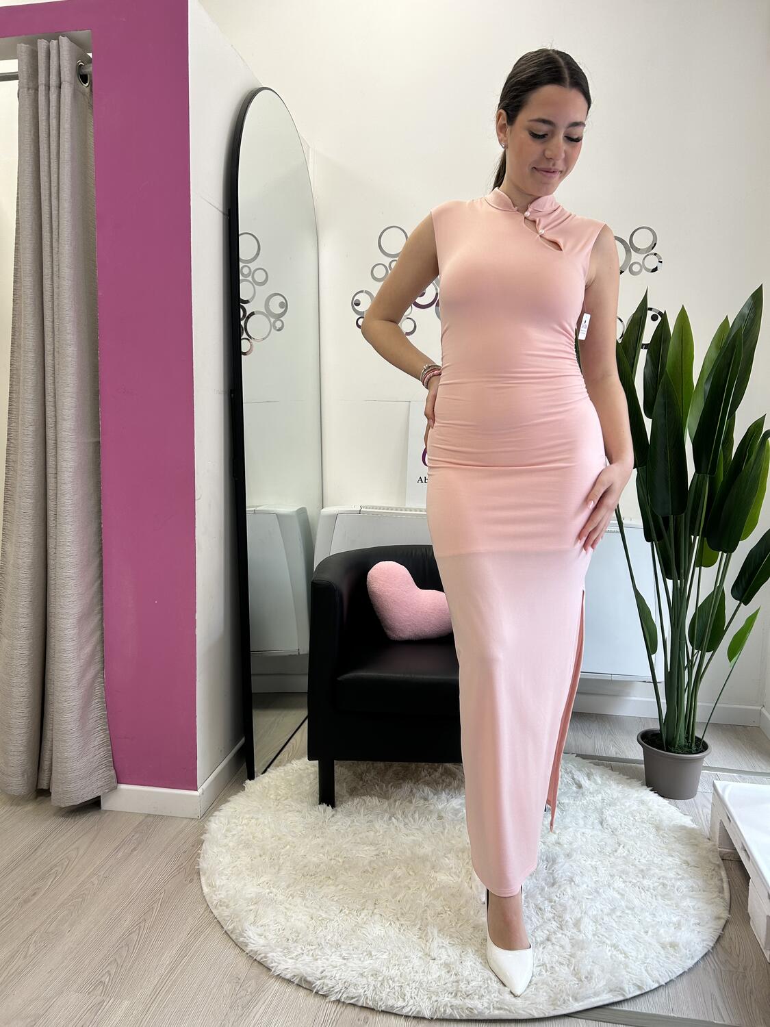 NOVITÀ Abito lungo collo alla coreana