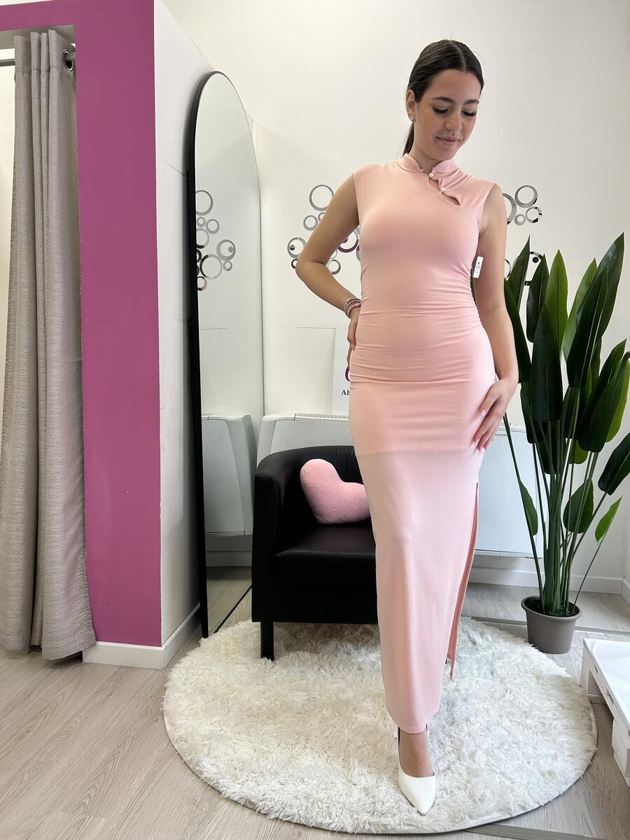 NOVITÀ Abito lungo collo alla coreana