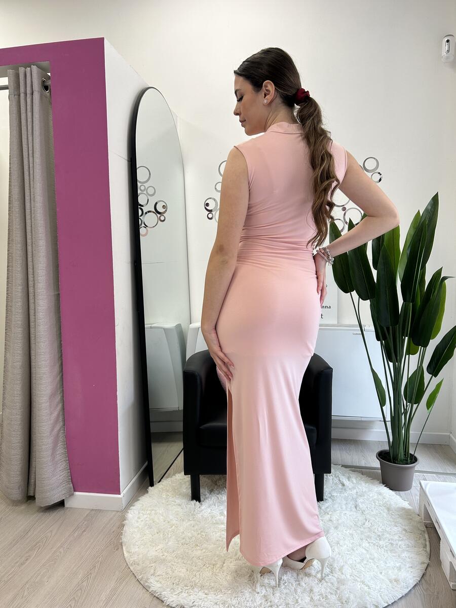 NOVITÀ Abito lungo collo alla coreana