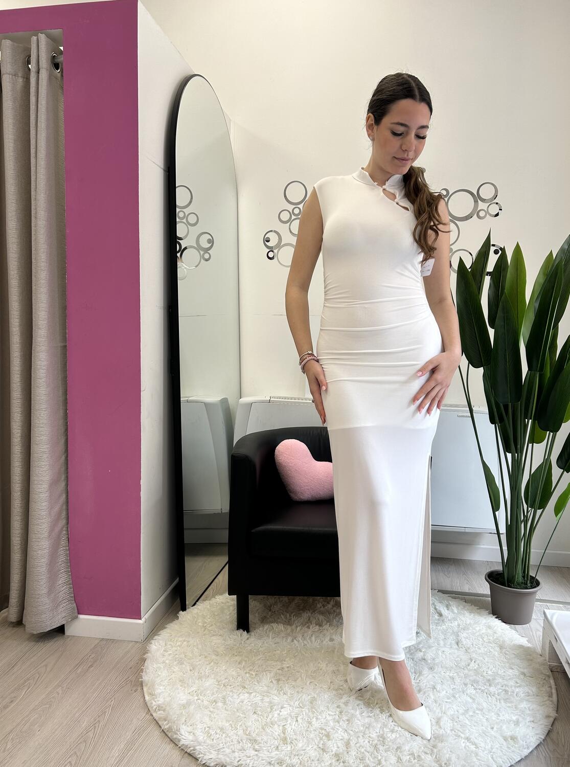 NOVITÀ Abito lungo collo alla coreana