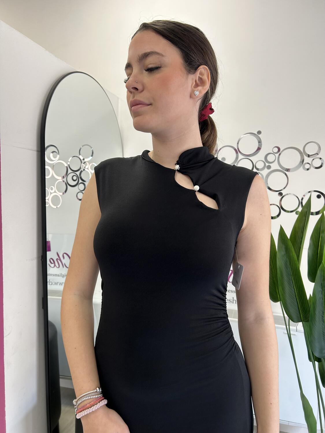 NOVITÀ Abito lungo collo alla coreana