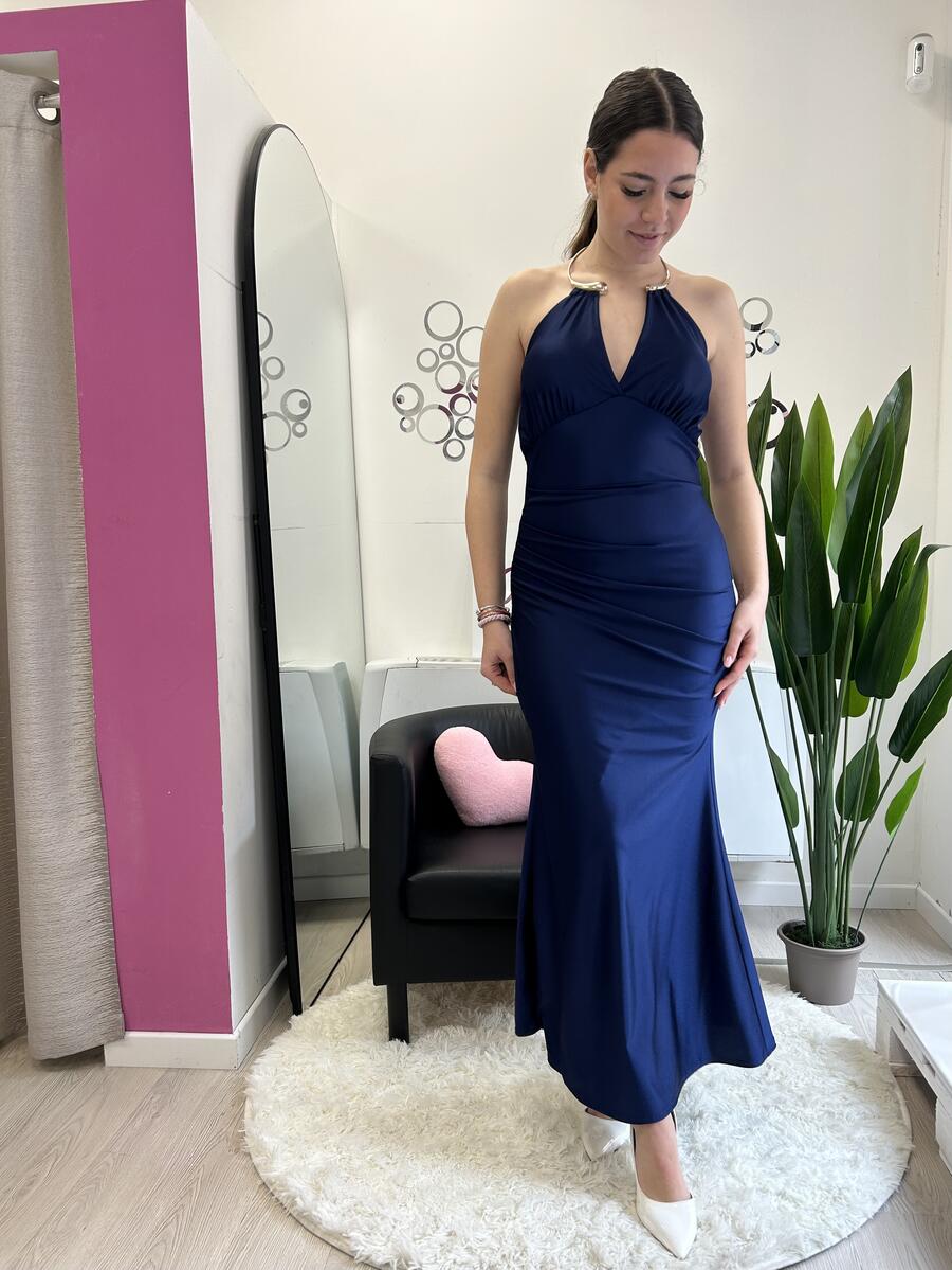 NOVITÀ Abito lungo con collana