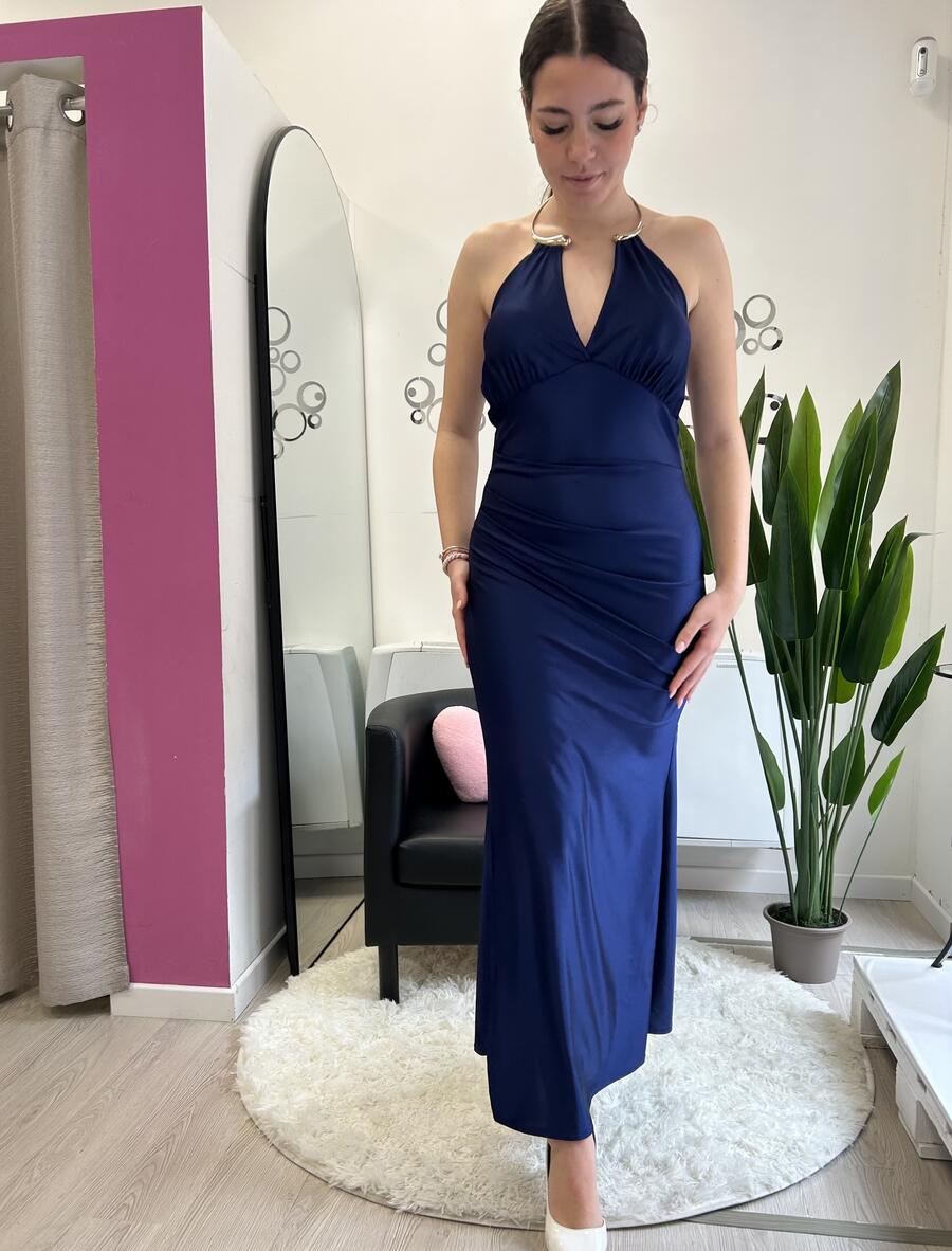 NOVITÀ Abito lungo con collana