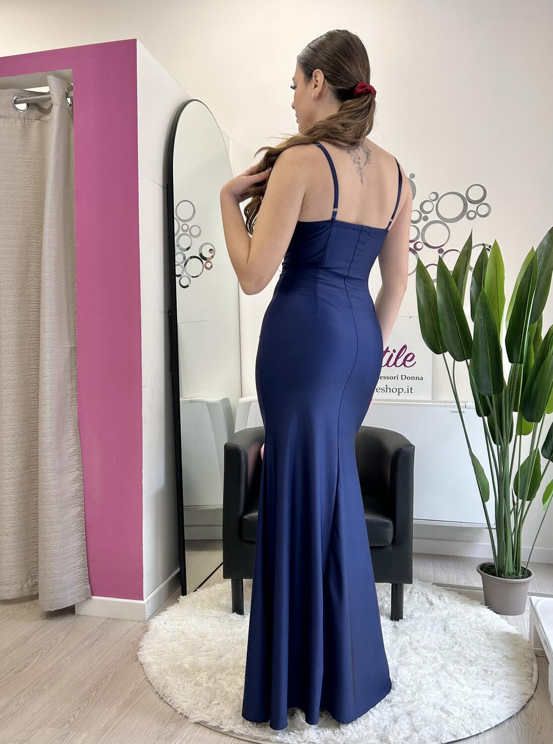 NOVITÀ Abito lungo con effetto corsetto