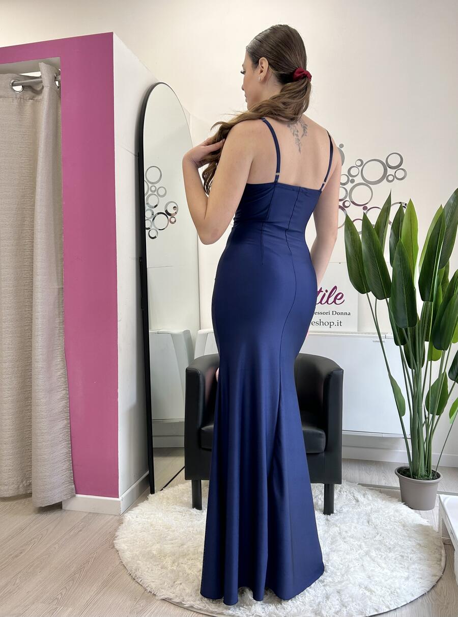 NOVITÀ Abito lungo con effetto corsetto