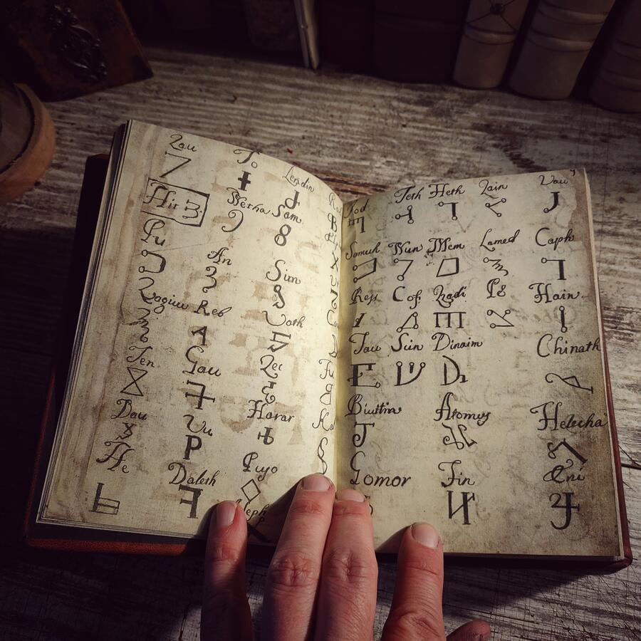 CLAVICULA SALOMONIS - Manoscritto in 3 Libri Clavicula Solomonis and Heptameron