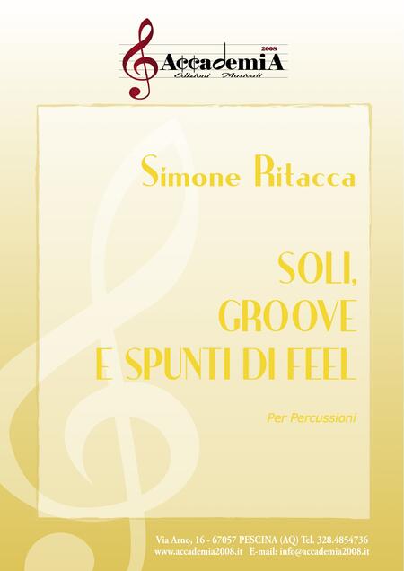 SOLI, GROOVE E SPUNTI DI FEEL (Percussioni) - Simone Ritacca