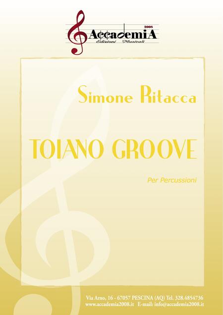 TOIANO GROOVE (Percussioni) - Simone Ritacca