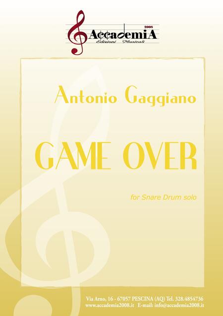 GAME OVER (Snare Drum) - Antonio Gaggiano 