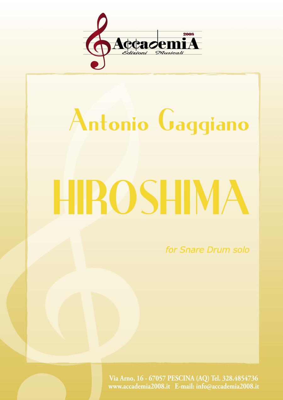 HIROSHIMA (Snare Drum) - Antonio Gaggiano 