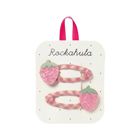 Set 2 Fermagli Strawberry Fields – Rockahula Kids