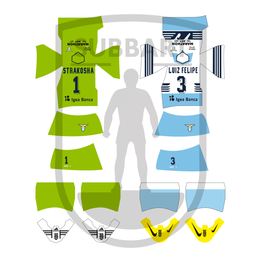 DECALS LAZIO 2018-19 FINALE COPPA ITALIA