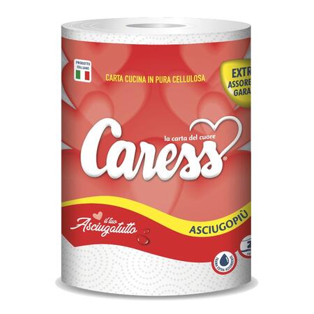 CARESS ASCIUGOPIU' 1 ROTOLO 2 VELI (Confezione da 20 pezzi) 