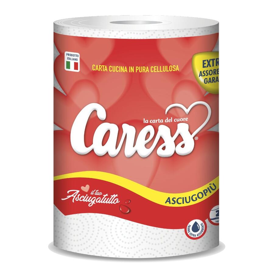 CARESS ASCIUGOPIU' 1 ROTOLO 2 VELI (Confezione da 20 pezzi) 