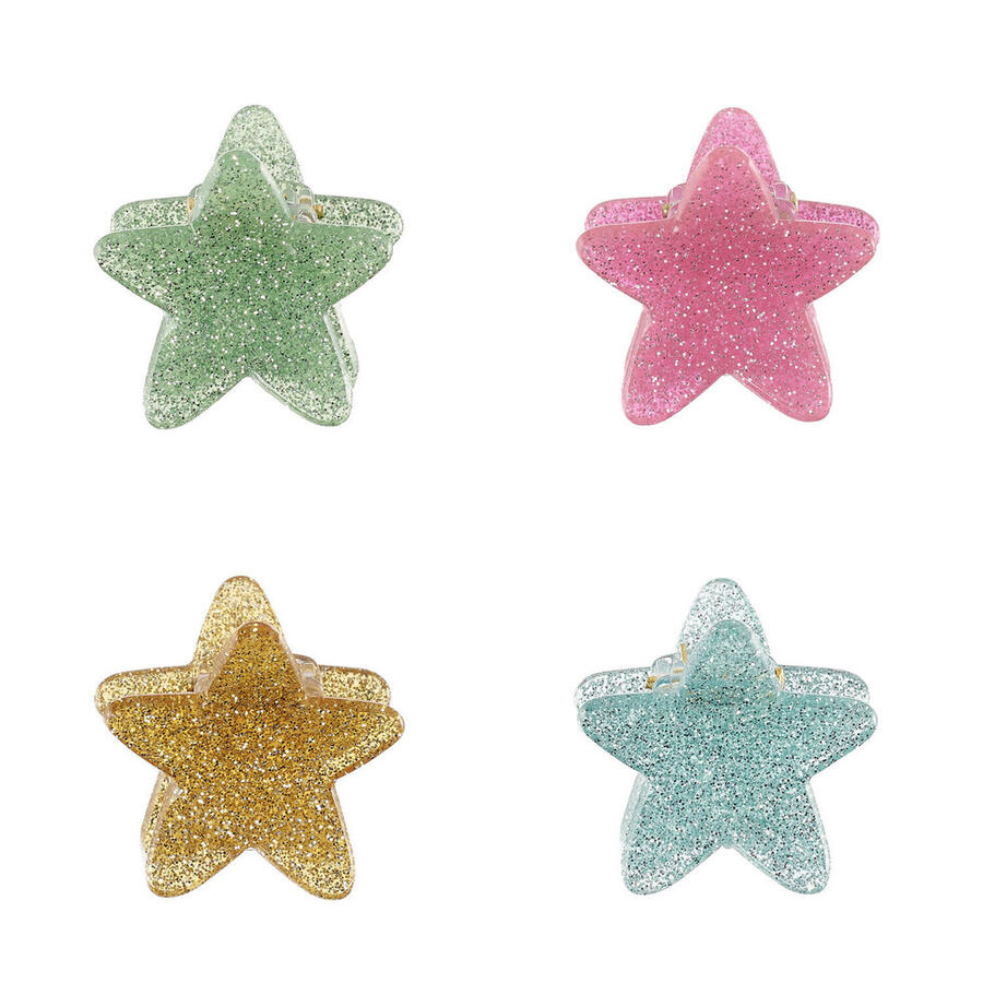 Set 4 Mini Claw Clips Little Stars – Rockahula Kids