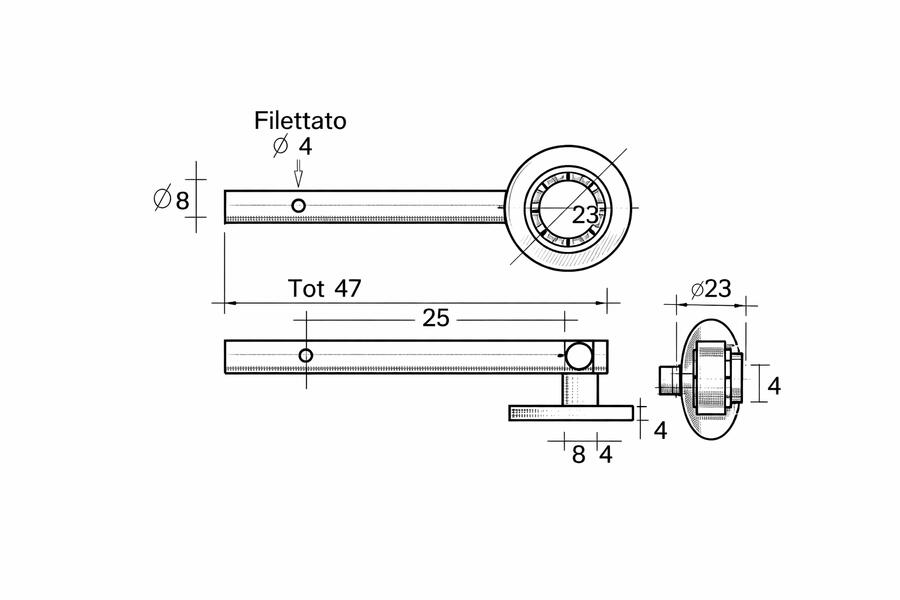 R400/124 - 23 AB Carrello - Kit 1 pz