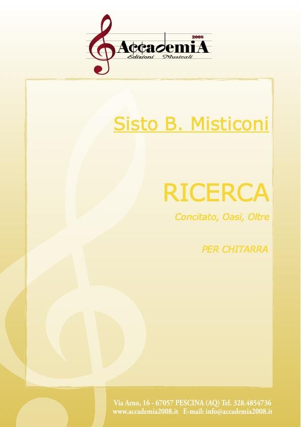 RICERCA (Chitarra) - Sisto B. Misticoni