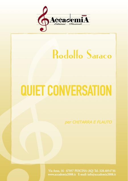 QUIET CONVERSATION (Chitarra) - Rodolfo Saraco