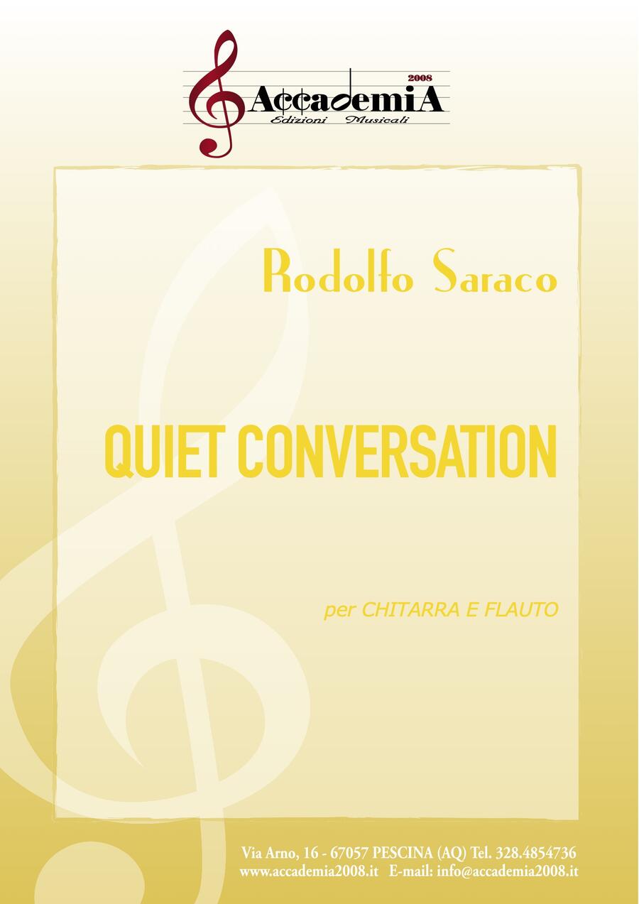 QUIET CONVERSATION (Chitarra) - Rodolfo Saraco