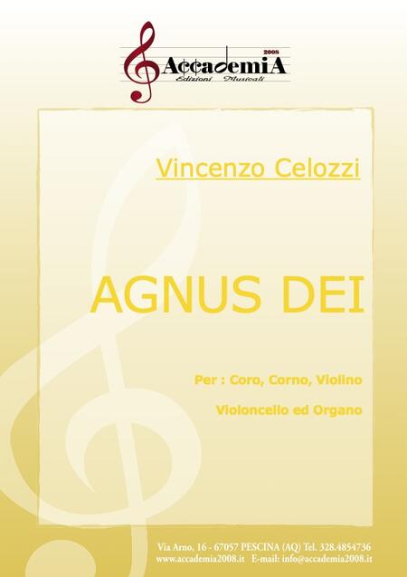 AGNUS DEI (Formazioni Miste) - Vincenzo Celozzi