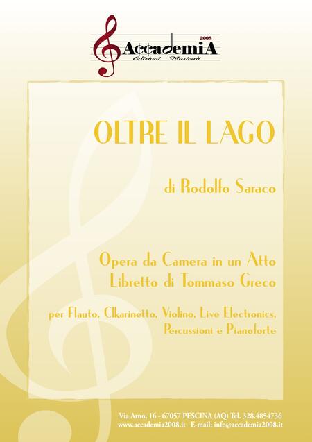 OLTRE IL LAGO (Formazioni Miste) - Rodolfo Saraco / Tommaso Greco