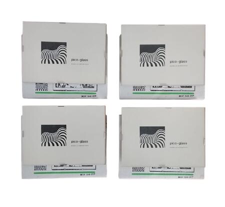 Pico-Glass 13x18 – Set 4 Cornici Professionali con Vetro Antiriflesso (Vintage Stock)