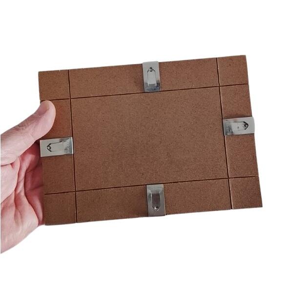 Pico-Glass 13x18 – Set 4 Cornici Professionali con Vetro Antiriflesso (Vintage Stock)