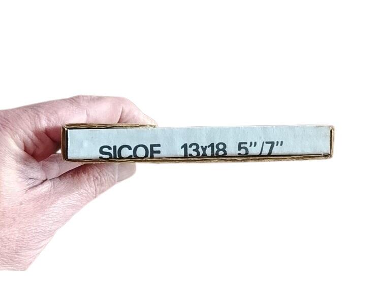 Pico-Glass 13x18 – Set 4 Cornici Professionali con Vetro Antiriflesso (Vintage Stock)