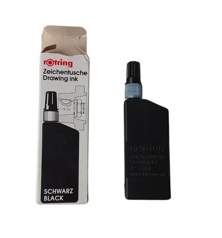 Inchiostro di China Rotring Nero 23ml Professionale per Disegno Tecnico e Calligrafia