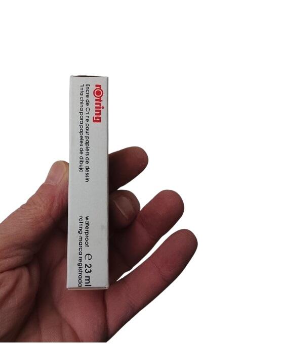 Inchiostro di China Rotring Nero 23ml Professionale per Disegno Tecnico e Calligrafia