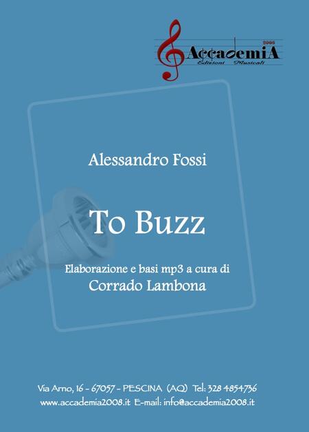 TO BUZZ (Metodo per Trombone-Euphonium) - Alessandro Fossi
