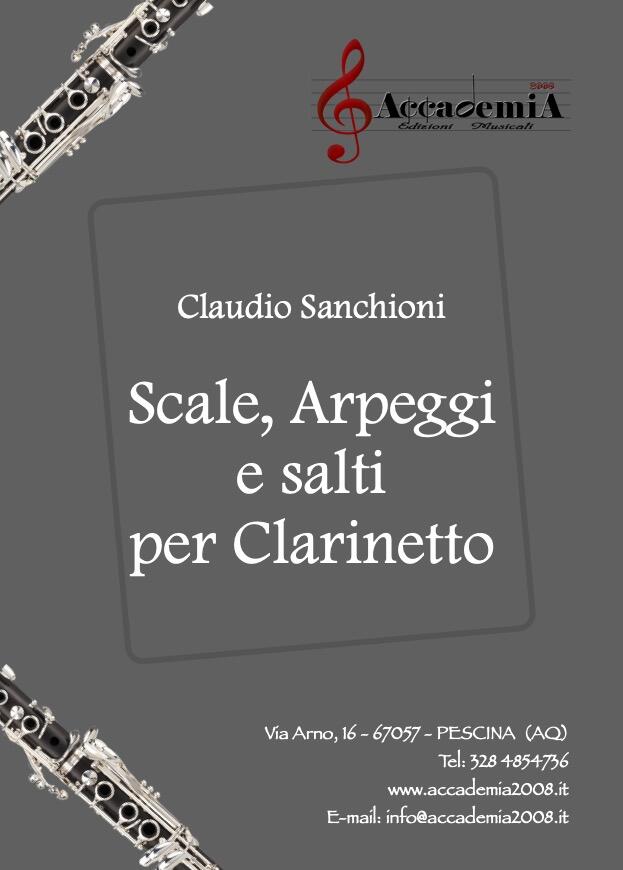 SCALE ARPEGGI E SALTI (Metodo per Clarinetto) - Claudio Sanchioni