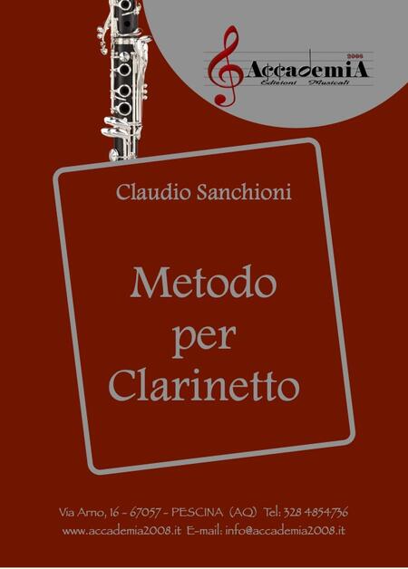 METODO PER CLARINETTO (Metodo per Clarinetto) - Claudio Sanchioni