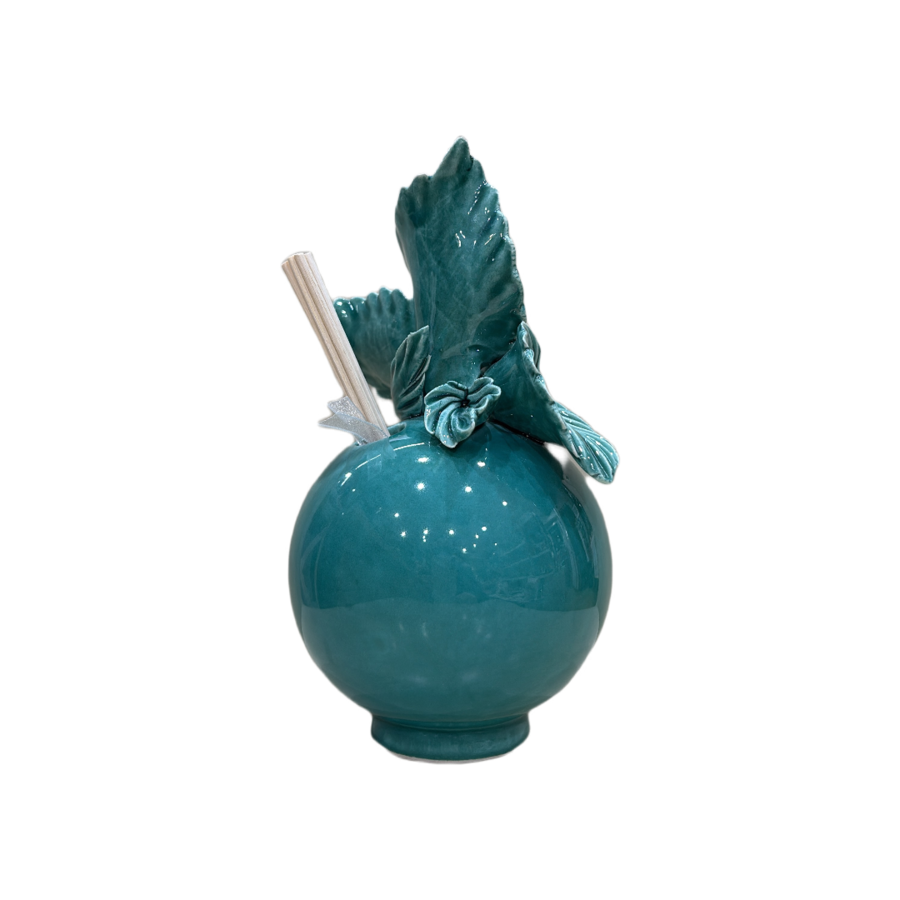 Sharon Italia - Profumatore Ambiente Collezione Monè in Porcellana Ottanio - Ø7xH20 cm