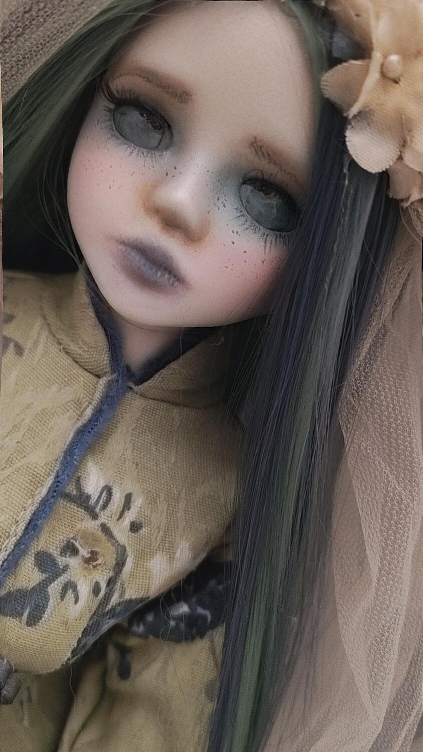 Claire Fantasma Bambola in porcellana fatta a mano 