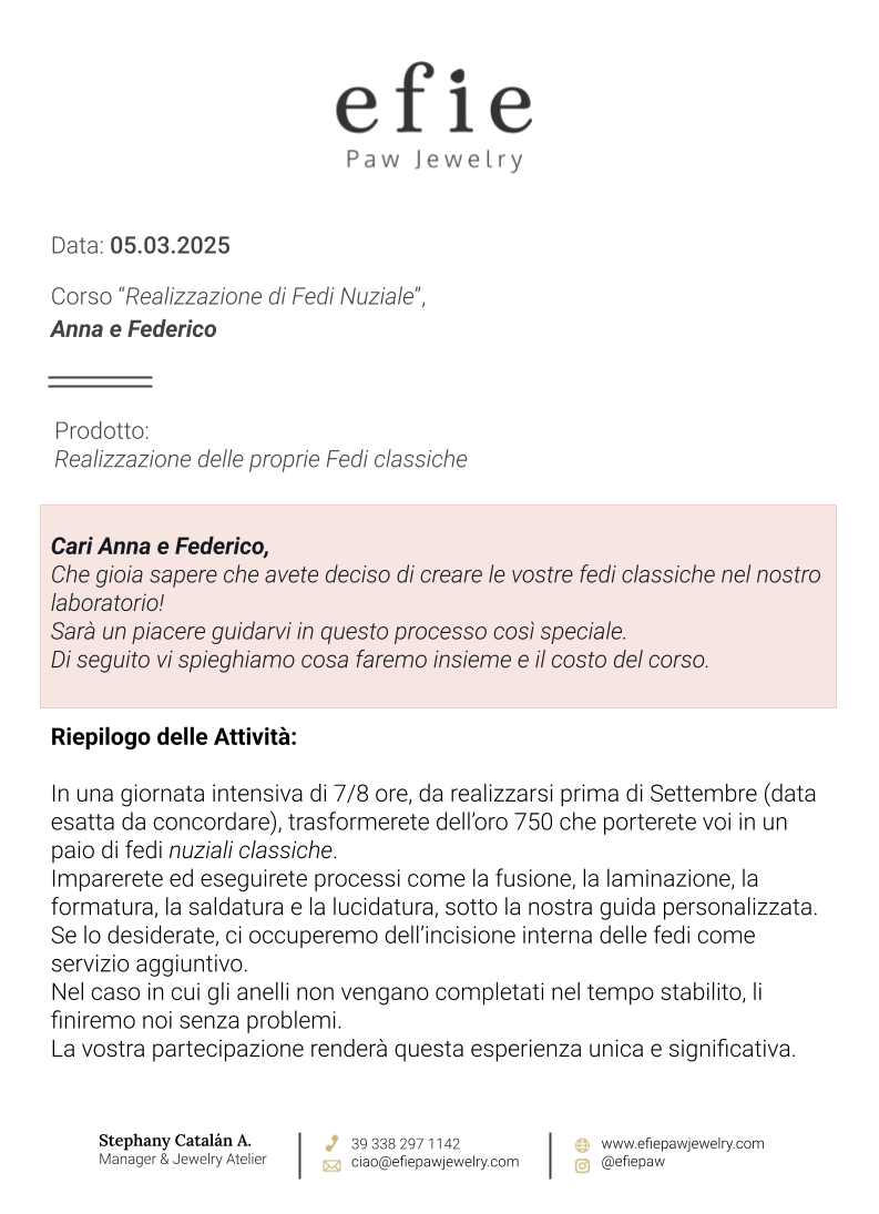 Fedi d’Amore - Anna e Federico