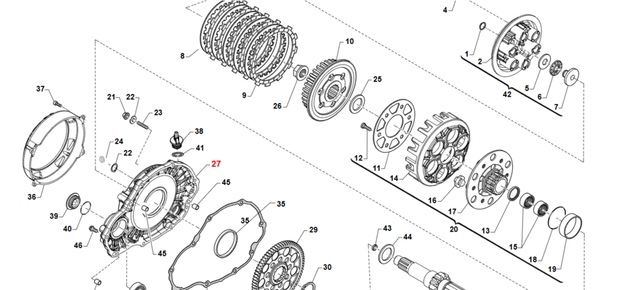 COPERCHIO TRASMISSIONE TM KZ-R3